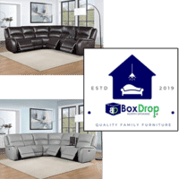 BoxDrop North Spokane - Leather Sectional 
